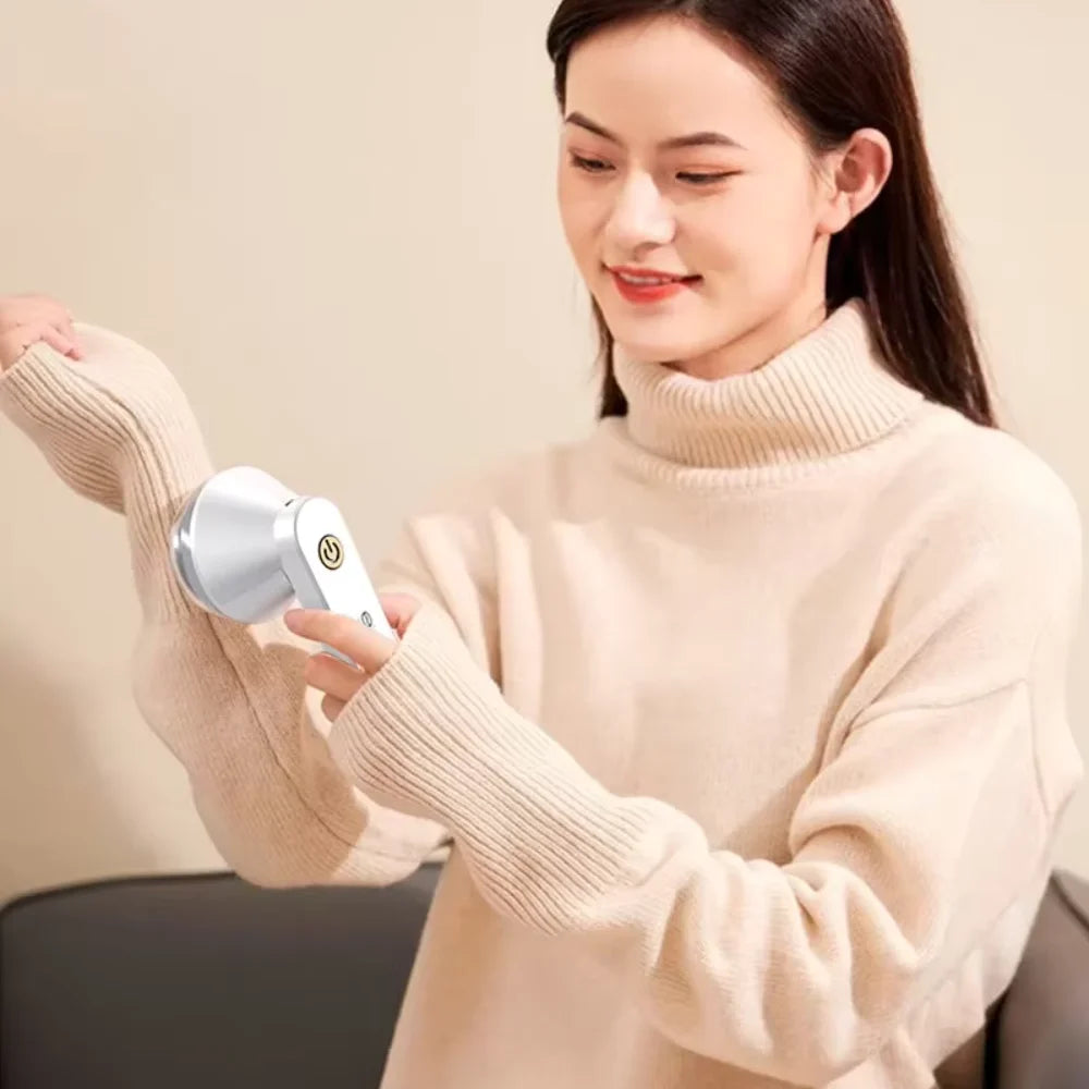 Papa bolinha SwiftClean - Removedor de Fiapos e Bolinha Elétrico Recarregável - Compacto, Portátil e Eficiente