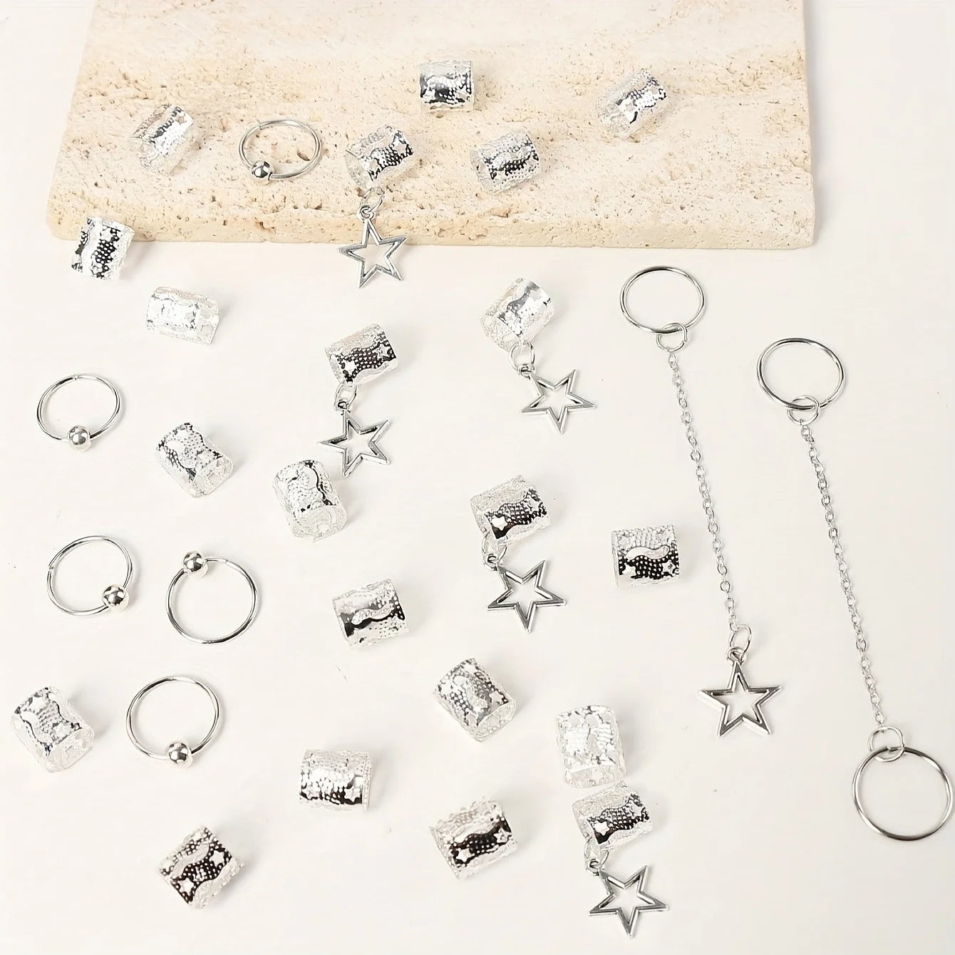 Kit de Jóias para Cabelo -  Elegance Qualidade Superior – 32pcs✨