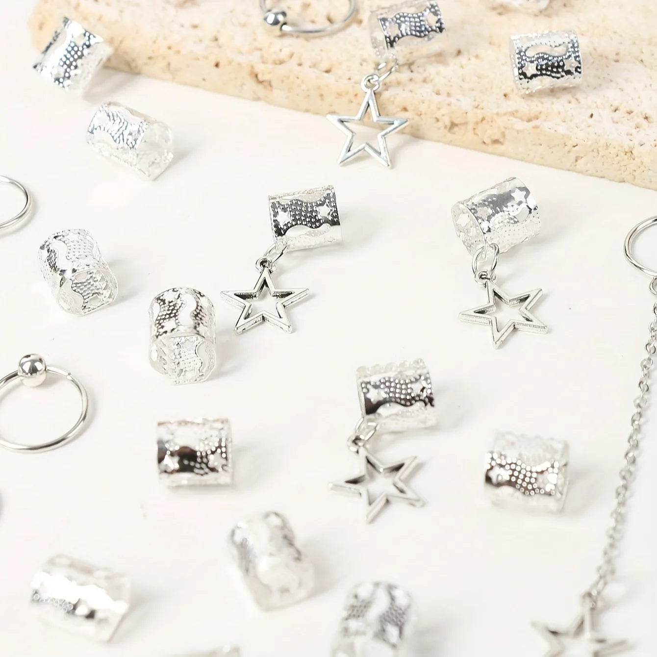 Kit de Jóias para Cabelo -  Elegance Qualidade Superior – 32pcs✨