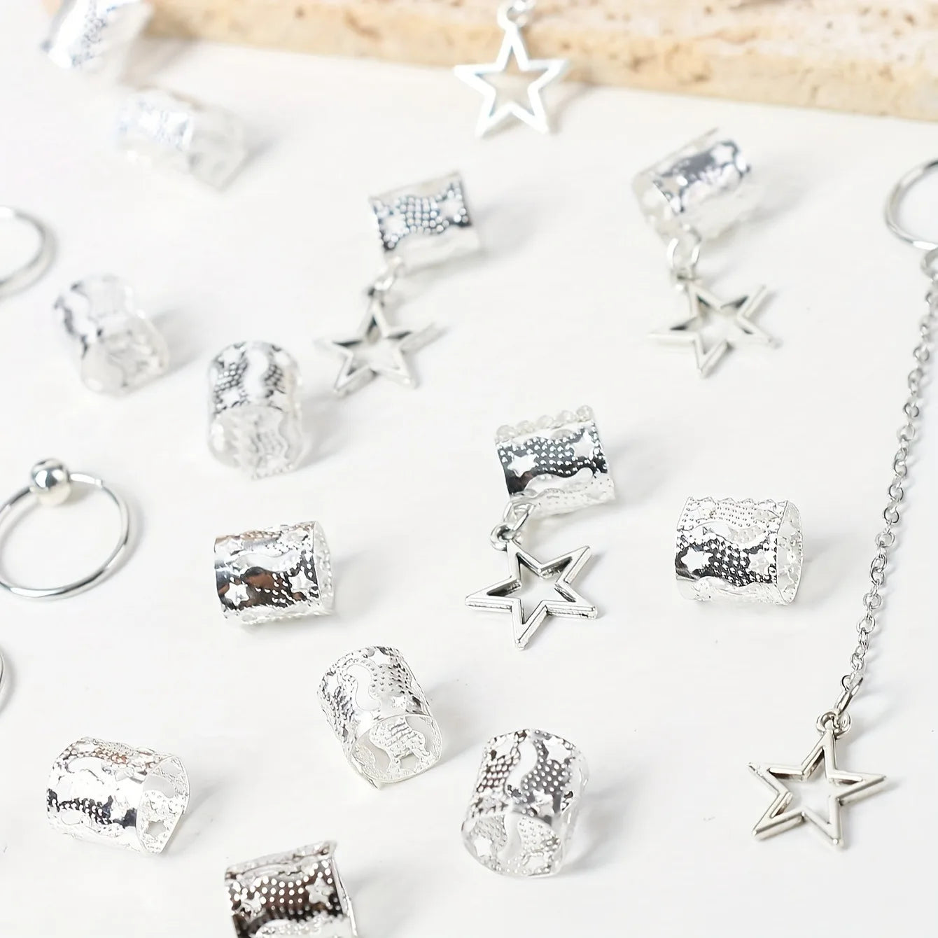 Kit de Jóias para Cabelo -  Elegance Qualidade Superior – 32pcs✨